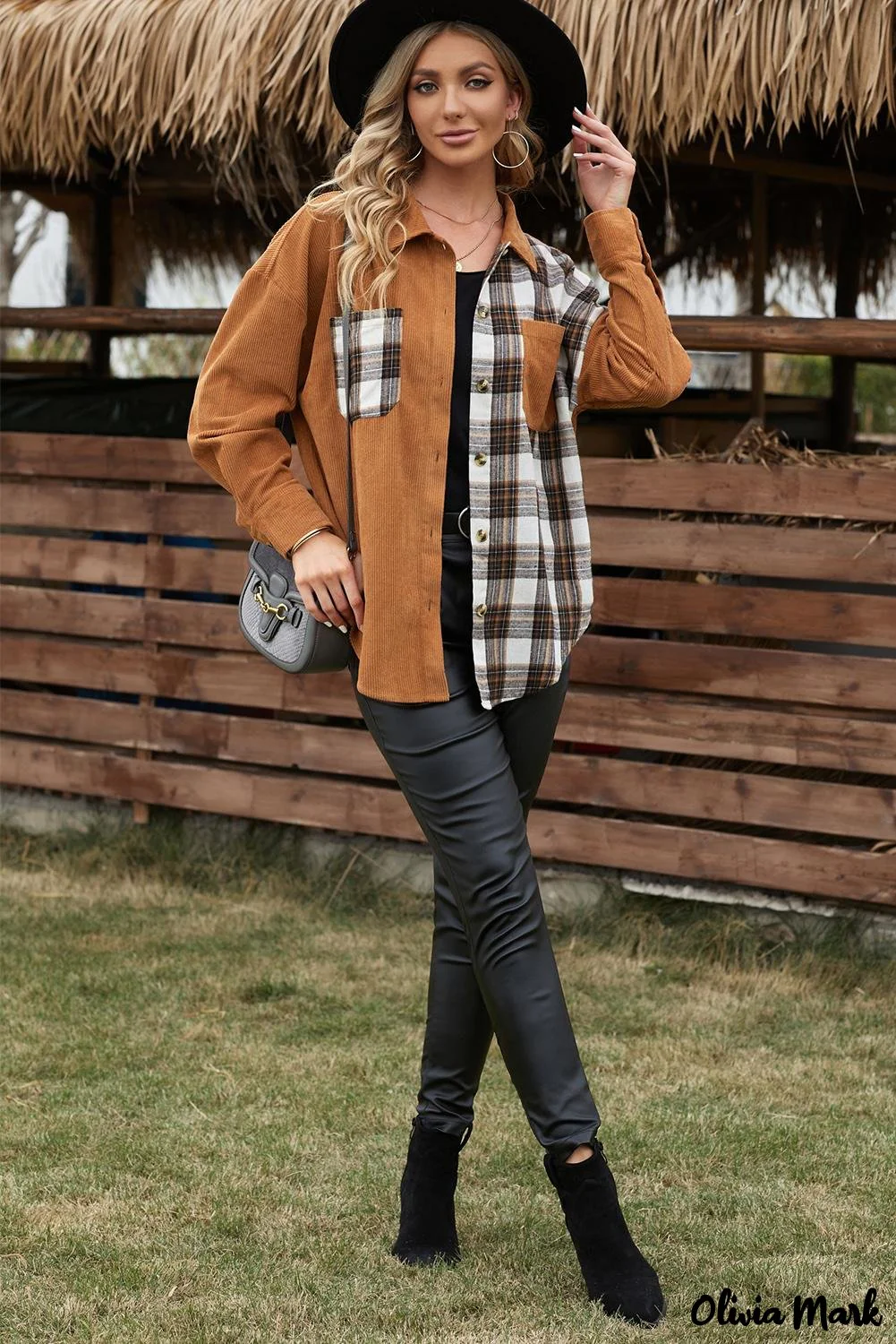 Deanwangkt - Brown Checked Corduroy Shirt - Deanwangkt