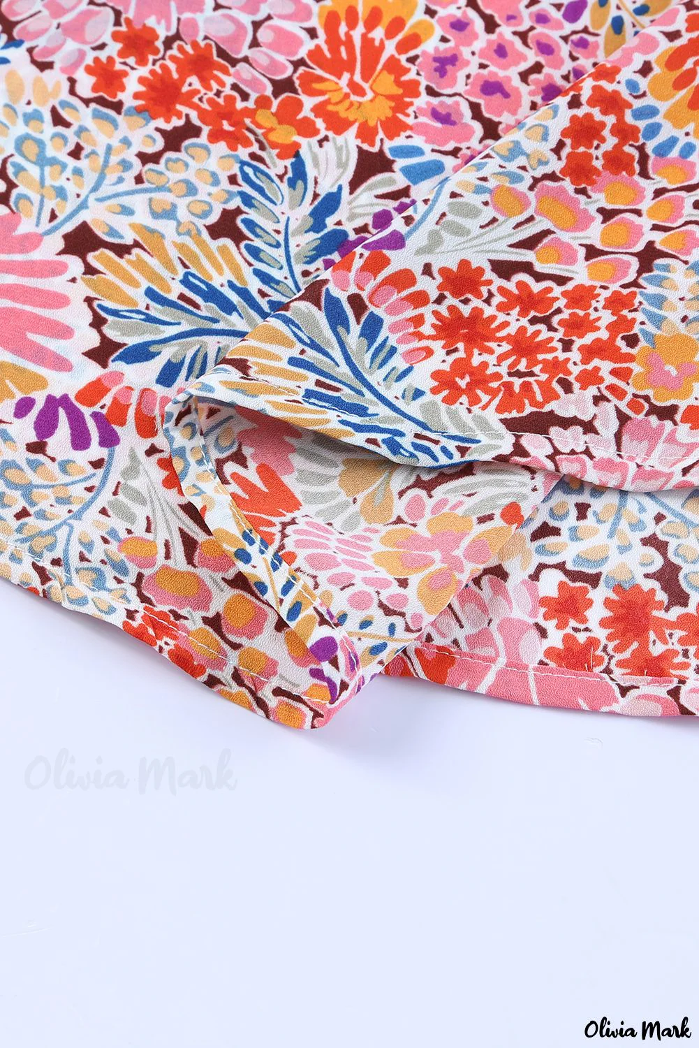 Deanwangkt - Bohemian Floral Long Sleeve V-Neck Blouse - Deanwangkt