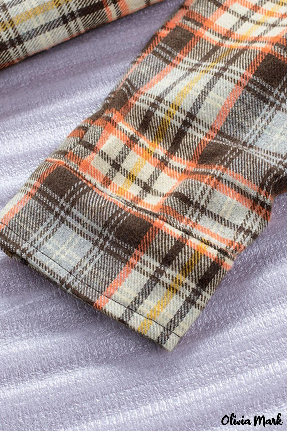 Deanwangkt - Plaid Button-Up Long Sleeve Shirt - Deanwangkt