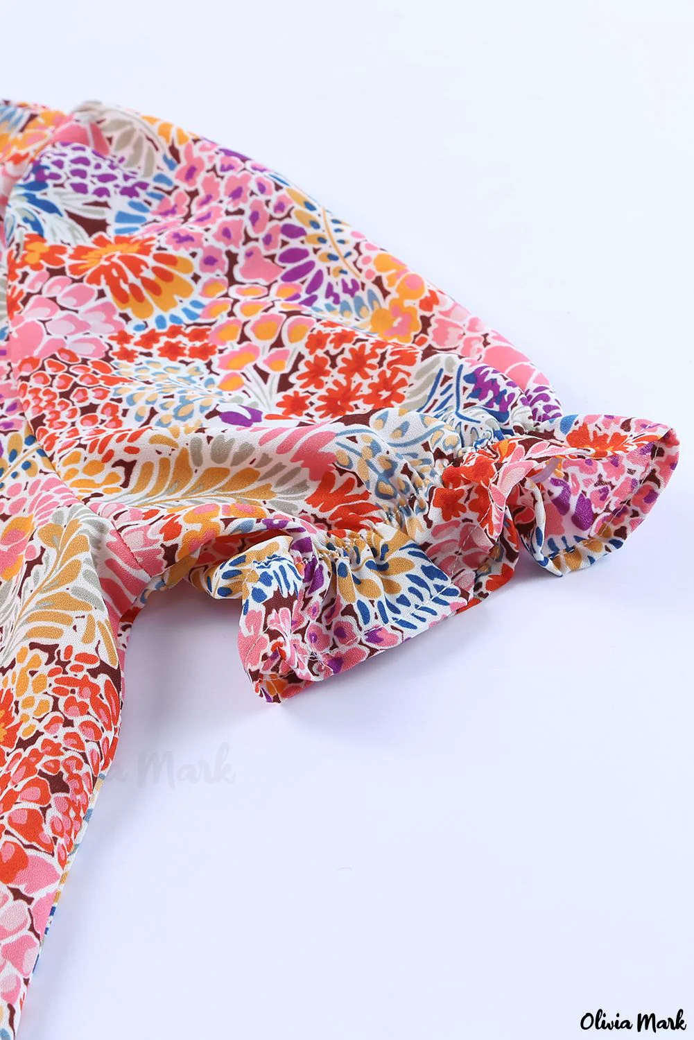 Deanwangkt - Bohemian Floral Long Sleeve V-Neck Blouse - Deanwangkt