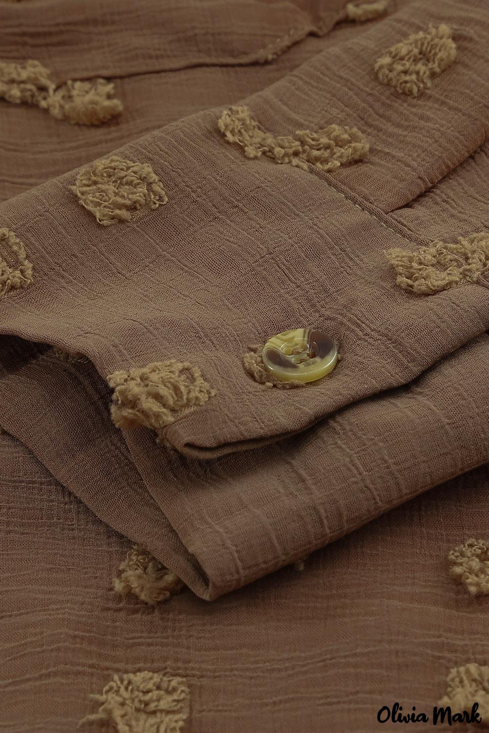 Deanwangkt - Green Polka Dot Long Sleeve Button Pocket Shirt - Deanwangkt