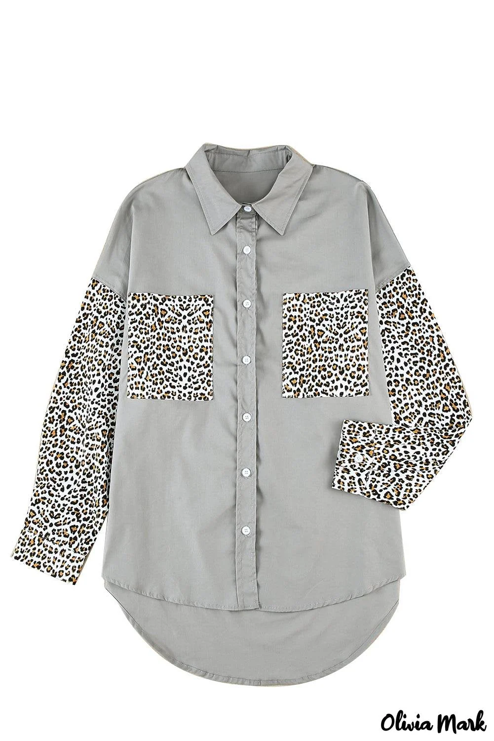 Deanwangkt - Patchwork Drop Shoulder Long Sleeve Shirt - Deanwangkt