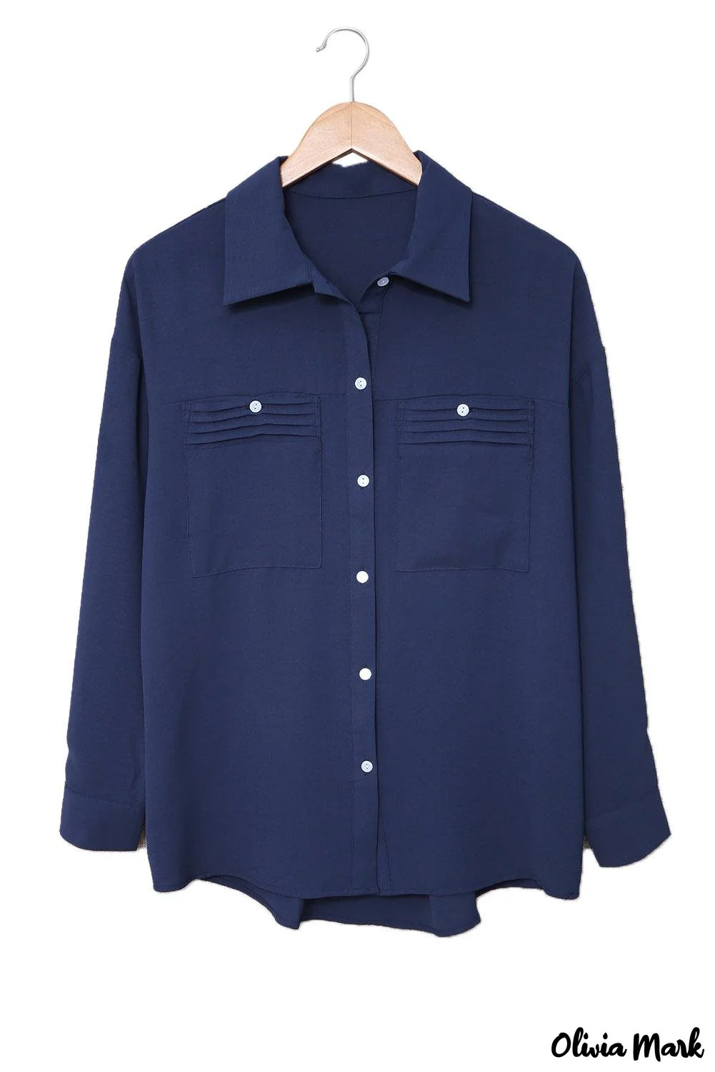 Deanwangkt - White buttoned shirt with long sleeves and plain pocket - Deanwangkt