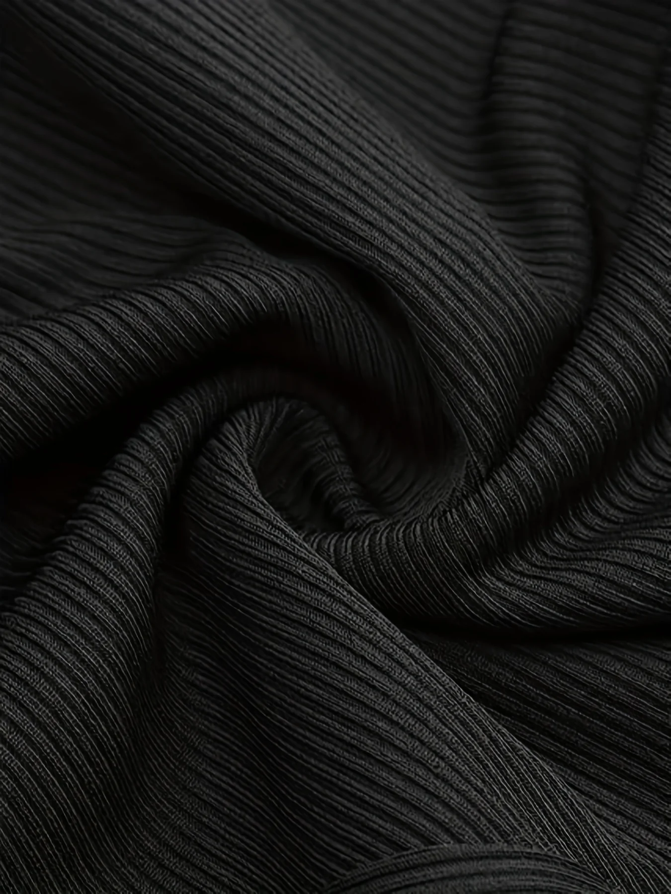 Solid Ribbed Blouse, Casual V Neck Long Sleeve Slim Blouse, Women's Clothing - Deanwangkt