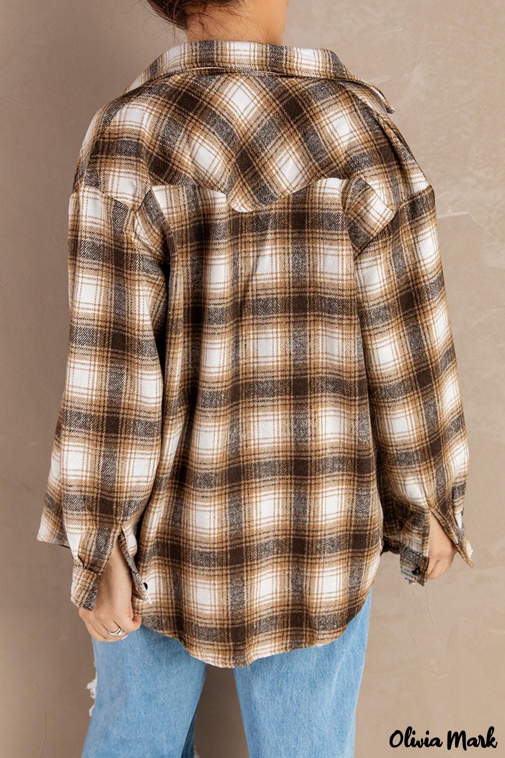 Deanwangkt - Black checked jacket with pockets and buttons - Deanwangkt