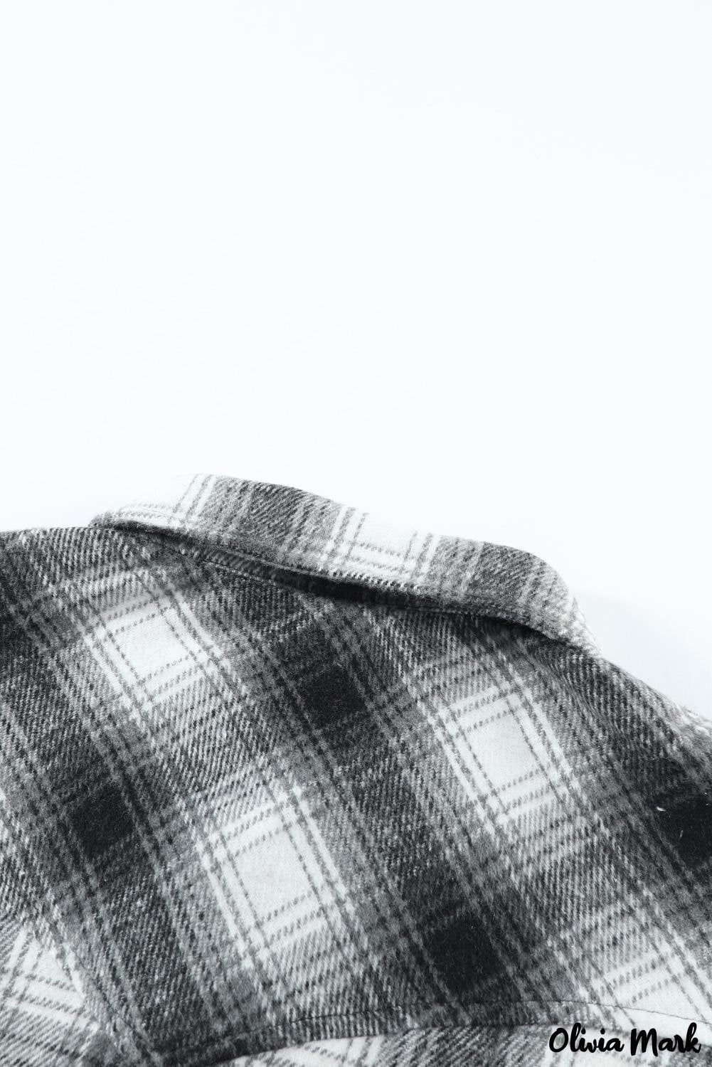 Deanwangkt - Black checked jacket with pockets and buttons - Deanwangkt