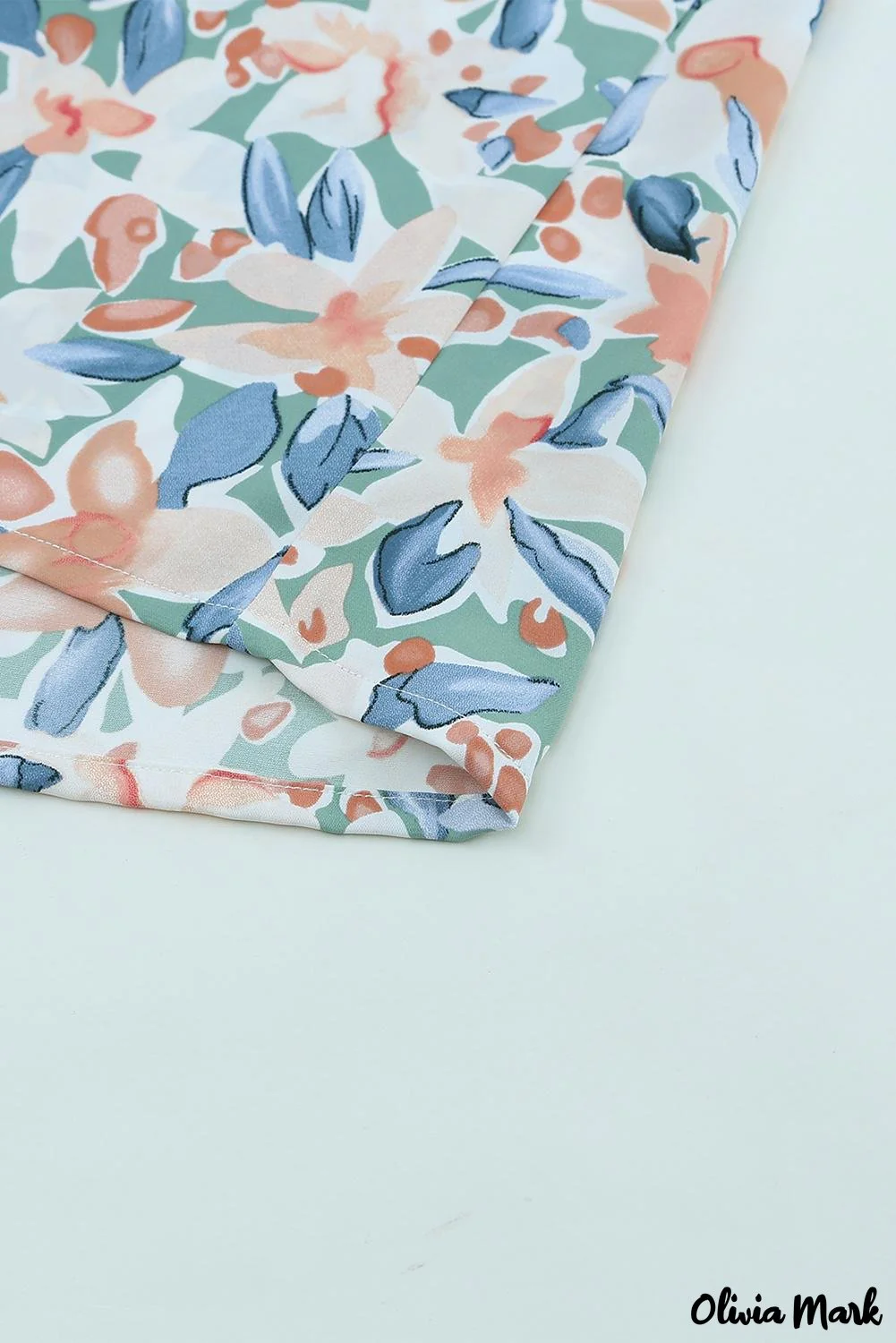 Deanwangkt - Green lace-up blouse with floral print - Deanwangkt