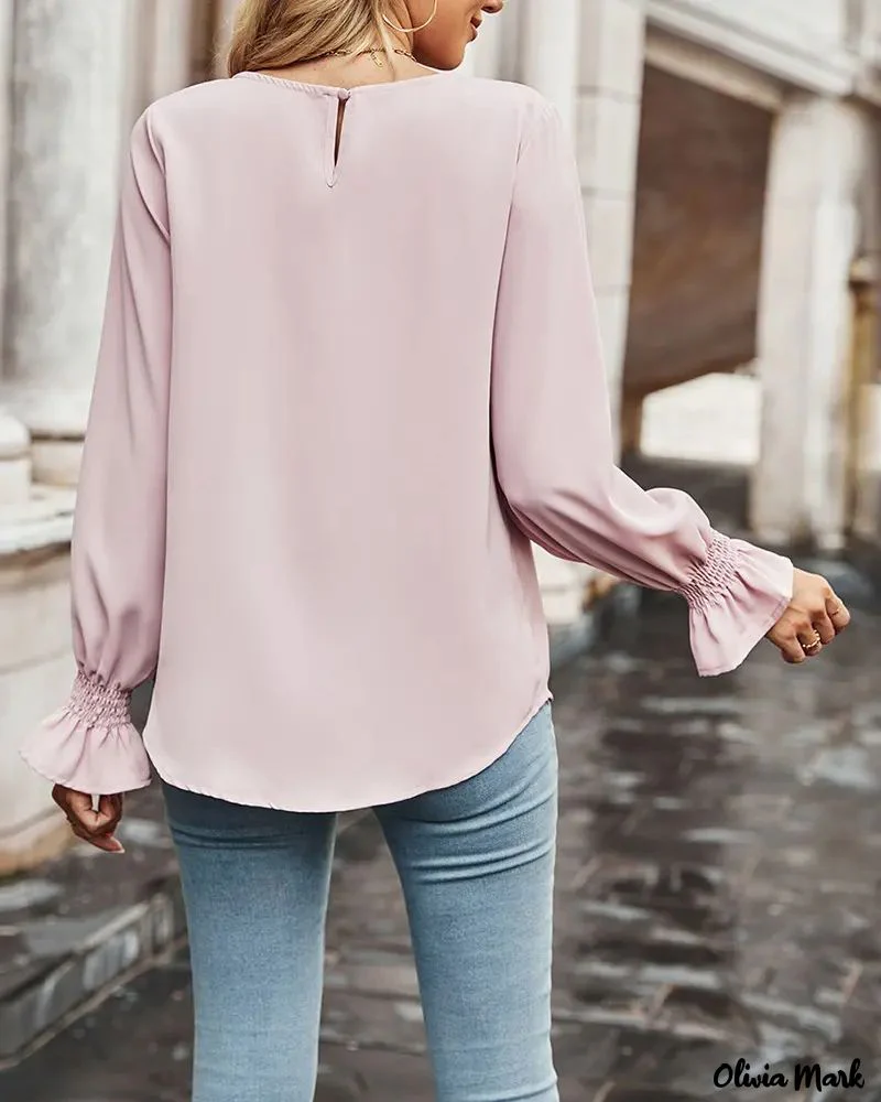 Deanwangkt - Long sleeve top with round neck - Deanwangkt