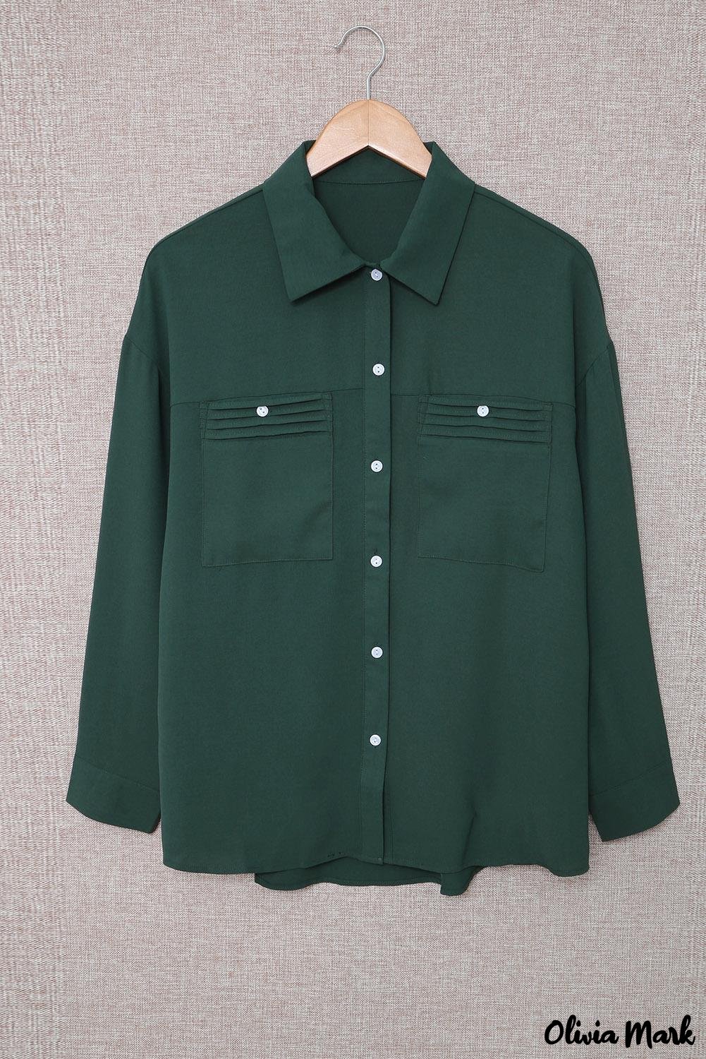 Deanwangkt - White buttoned shirt with long sleeves and plain pocket - Deanwangkt