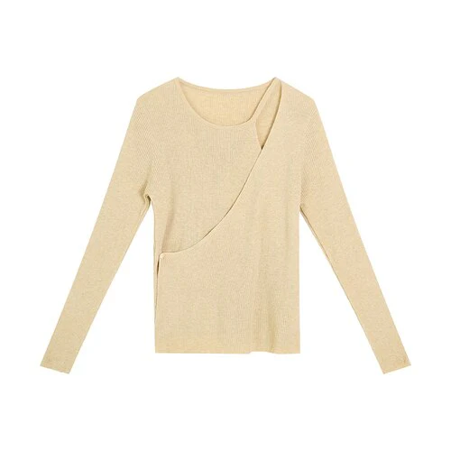 Christmas Gift Autumn Knitted Sweater Women Casual Long Sleeve Thin Slim Y2k Crop Tops Pullover Female Korean Fashion Elegant Jumpers - Deanwangkt