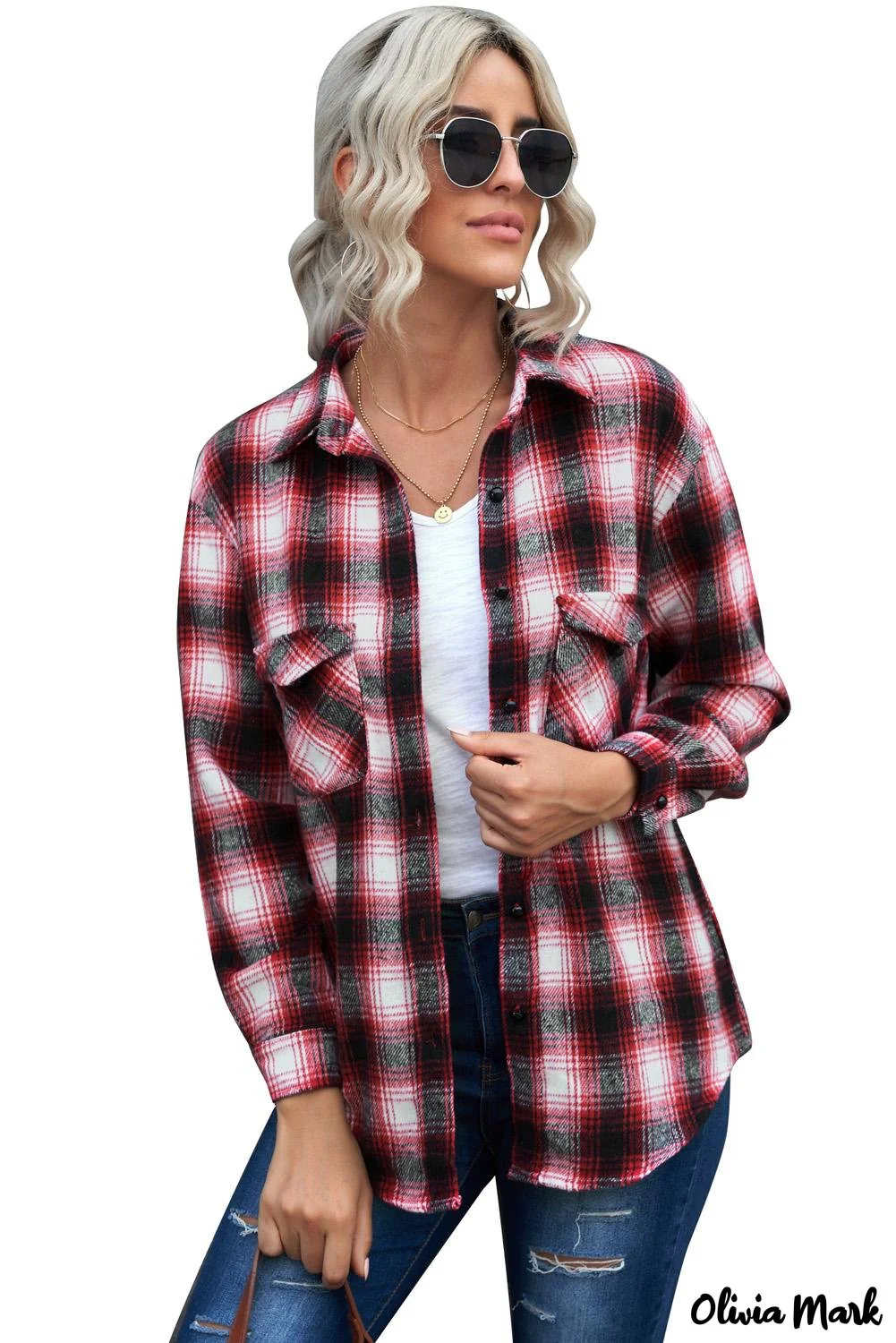 Deanwangkt - Black checked jacket with pockets and buttons - Deanwangkt