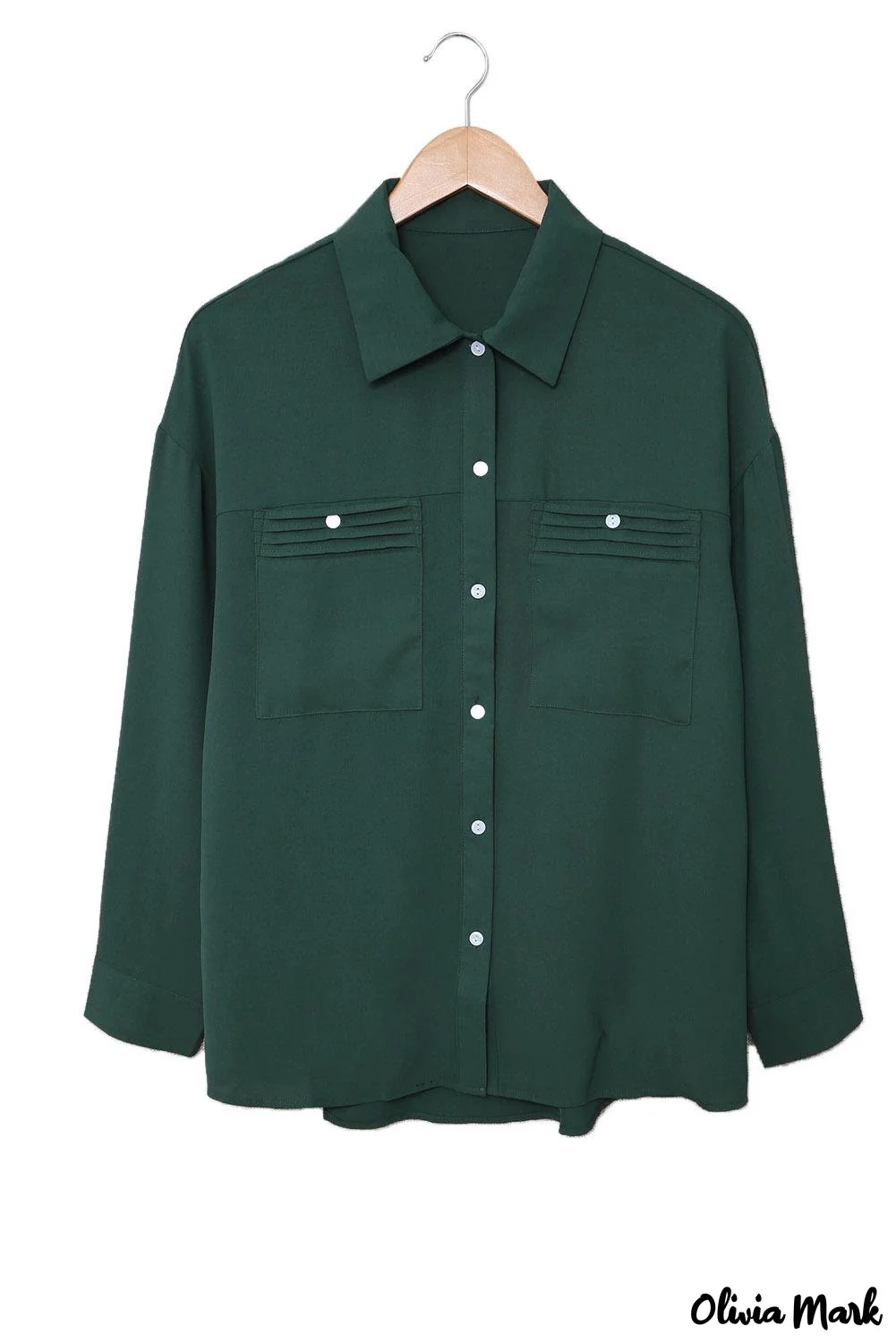 Deanwangkt - White buttoned shirt with long sleeves and plain pocket - Deanwangkt