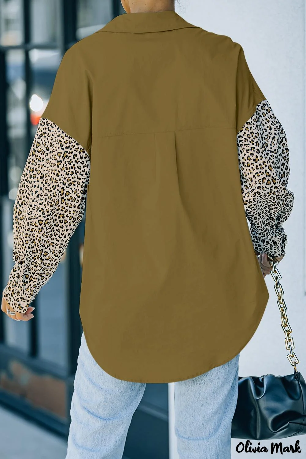 Deanwangkt - Patchwork Drop Shoulder Long Sleeve Shirt - Deanwangkt