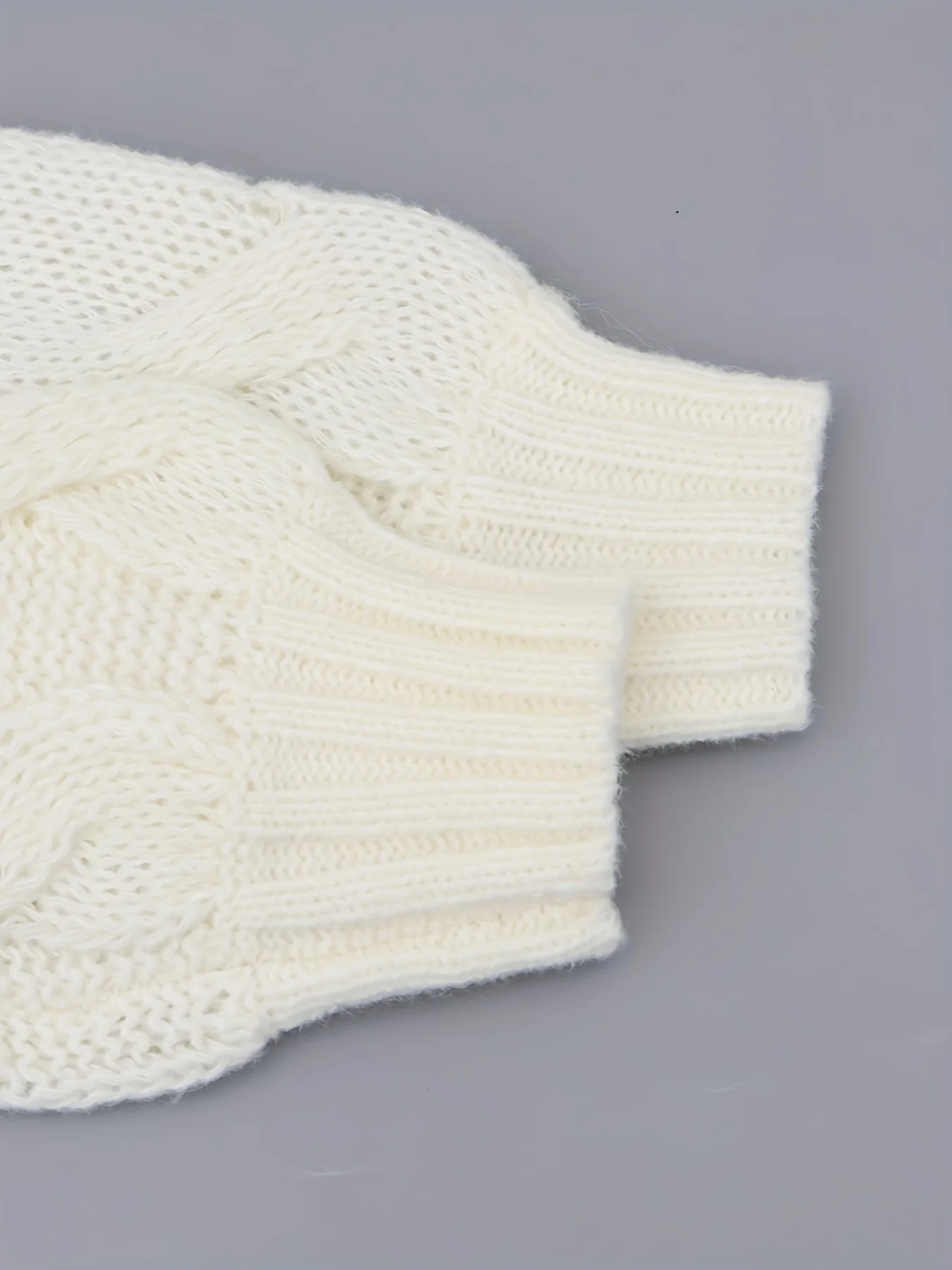 Twist Pattern Turtle Neck Pullover Sweater, Casual Lantern Sleeve Loose Sweater For Fall & Winter, Women's Clothing - Deanwangkt