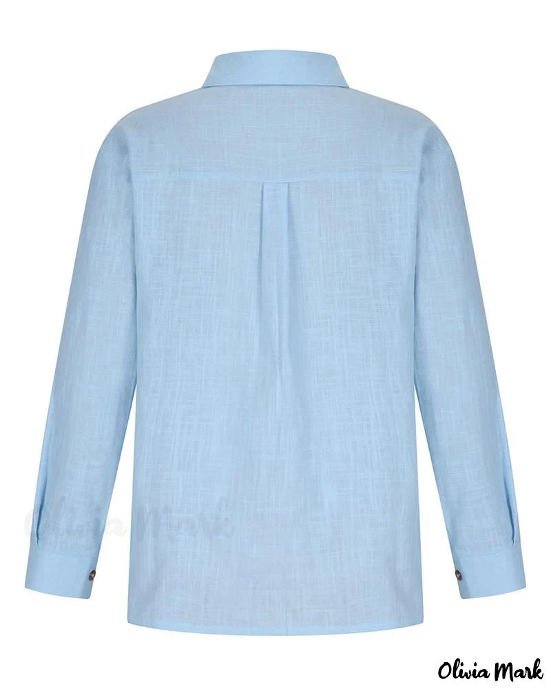 Deanwangkt - Buttoned Long Sleeve Shirt with Chest Pocket Design - Deanwangkt