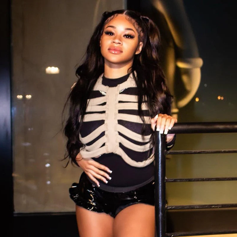 Black Friday Women Fleece Hoodie Y2K Streetswear Top Hollow Out Tshirt Deanwangkt Winter Fall Clothing Sweatshirt Hooded Sleeveless Tops Pullover - Deanwangkt