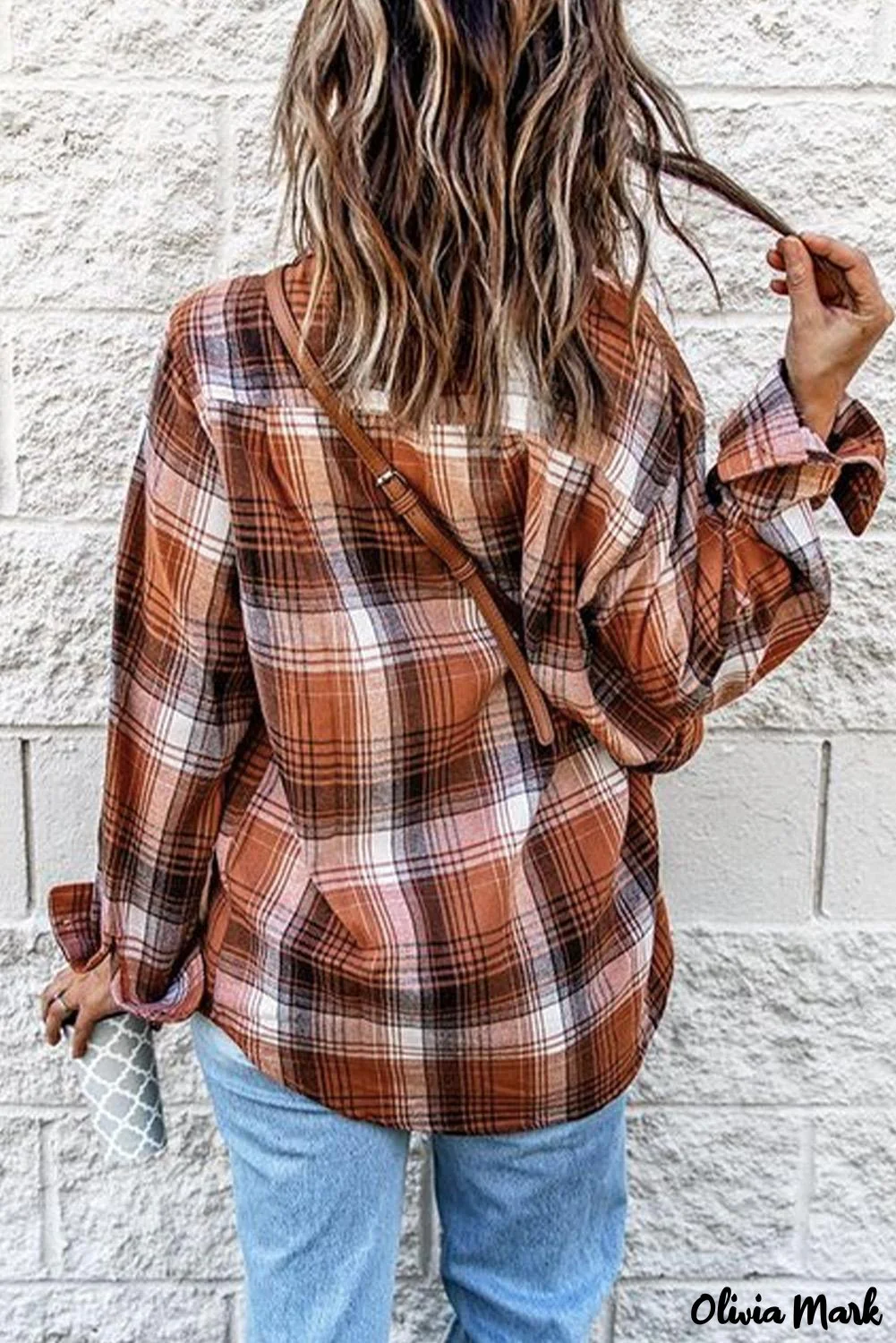 Deanwangkt - Long sleeve plaid shirt with pocket - Deanwangkt