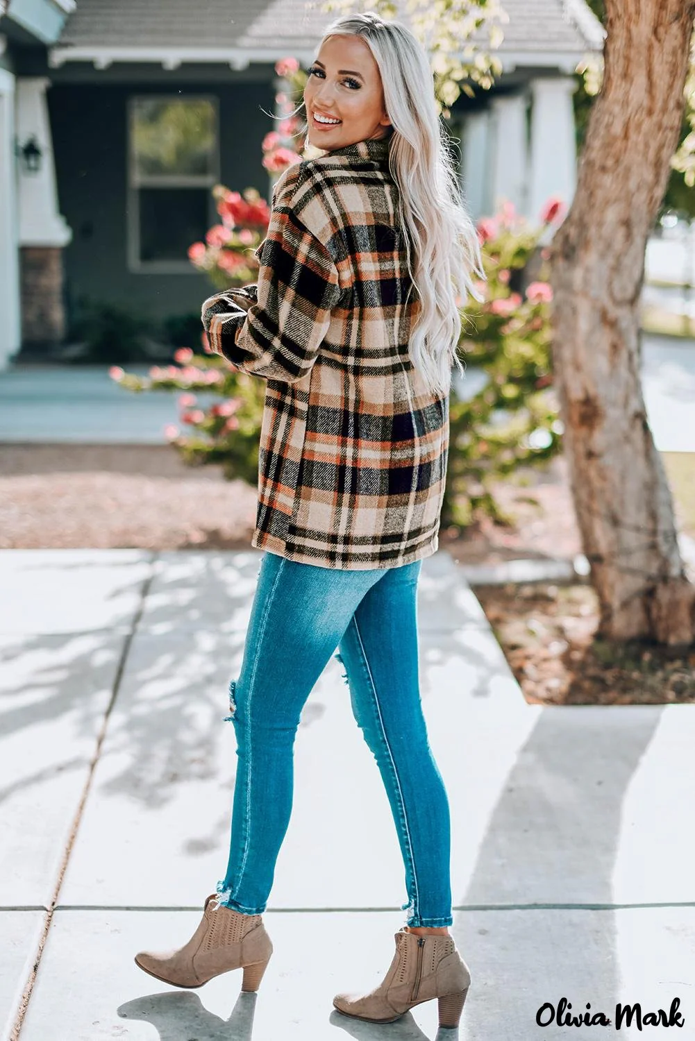 Deanwangkt - Pink Geometric Check Pocket Shirt - Deanwangkt