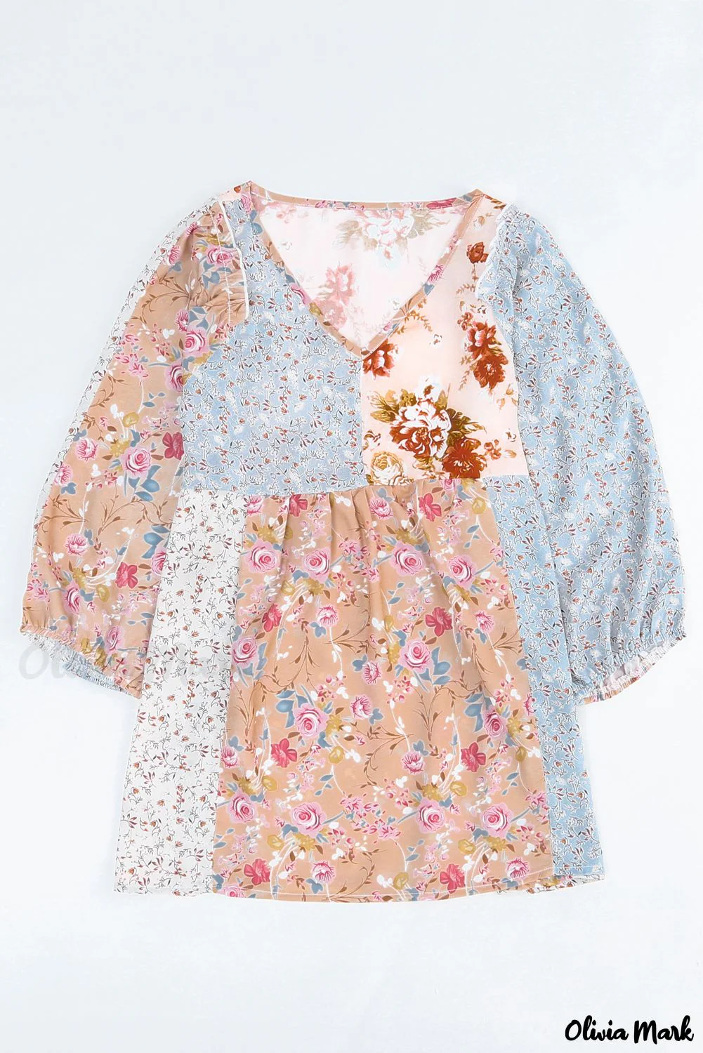 Deanwangkt - Multicolor Floral V-Neck Slip Top - Deanwangkt