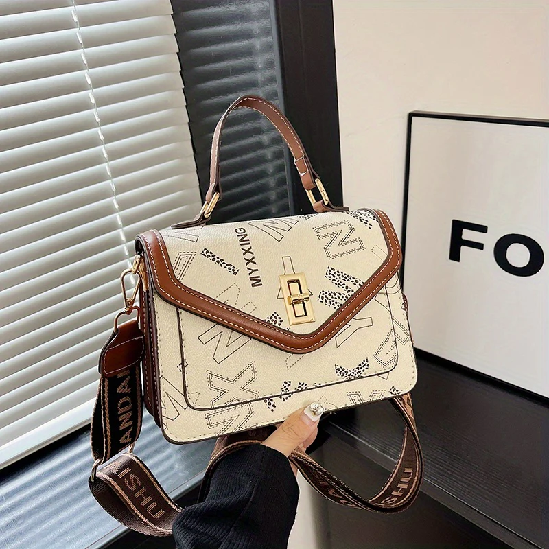 Mini Vintage Fashion Crossbody Bag, Trendy Flap Shoulder Bag, Women's Elegant Handbag & Phone Purse - Deanwangkt