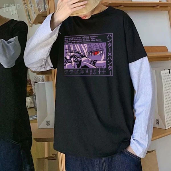 Black Friday Sales Rainbow Sleeve Harajuku T-Shirt Women's Stitching Long Sleeve T-Shirt Stripe Printing O-Neck Chic Tops Deanwangkt Summer Streetwear - Deanwangkt