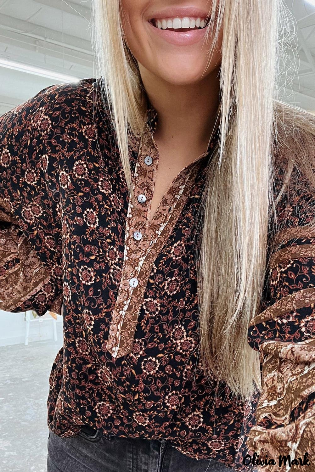 Deanwangkt - Vintage flower print blouse - Deanwangkt