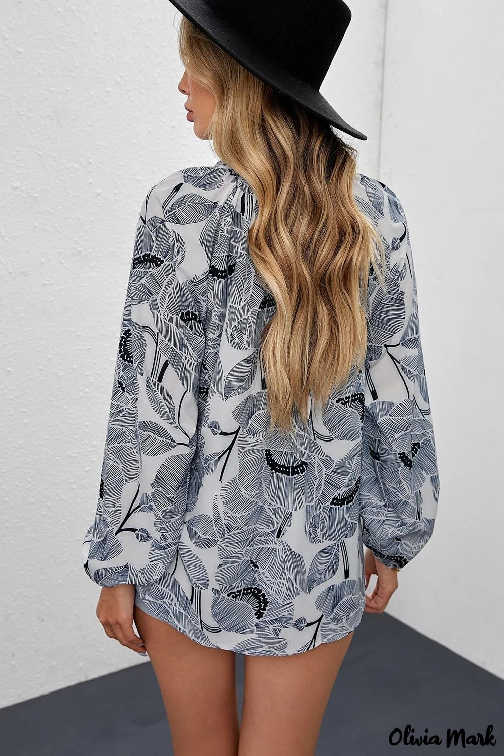 Deanwangkt - Multicolor Peasant Blouse With Floral Print - Deanwangkt