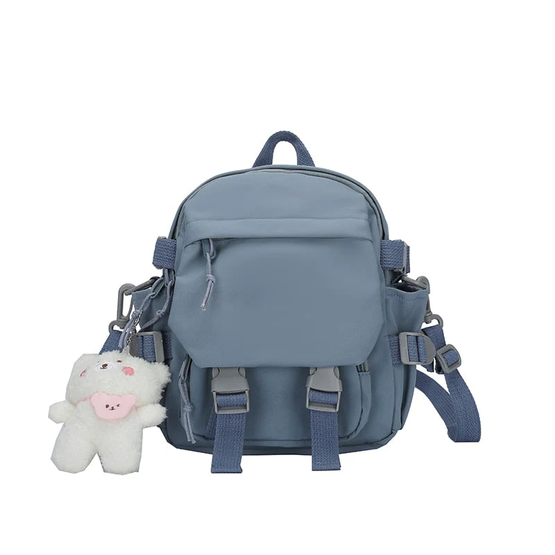 Back to school backpack Fashion Kawaii Mini Shoulder Bag For Teenage Girls Multi-Function Small Ladies Travle Backpacks - Deanwangkt
