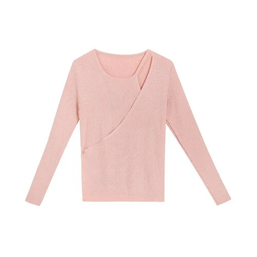 Christmas Gift Autumn Knitted Sweater Women Casual Long Sleeve Thin Slim Y2k Crop Tops Pullover Female Korean Fashion Elegant Jumpers - Deanwangkt