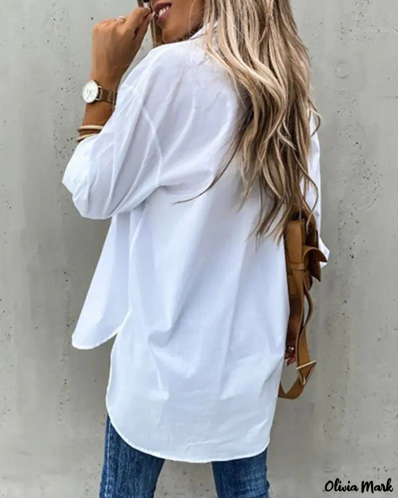 Deanwangkt - Long sleeve shirt with buttoned pocket - Deanwangkt