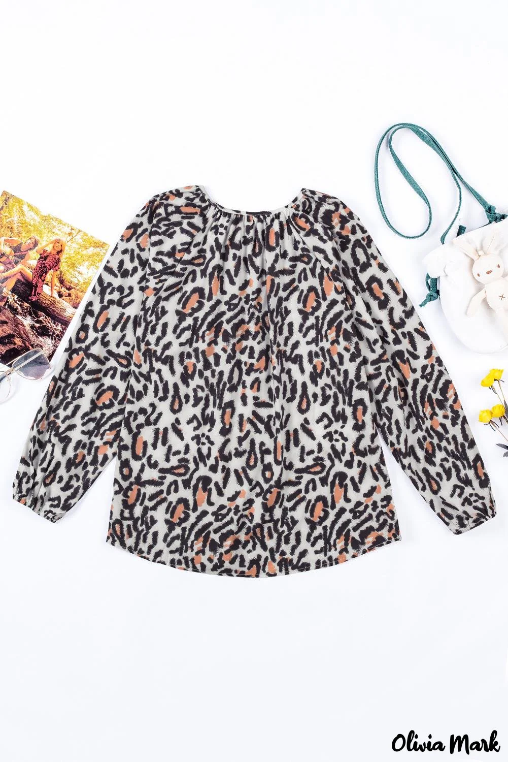 Deanwangkt - Multicolor Peasant Blouse With Floral Print - Deanwangkt