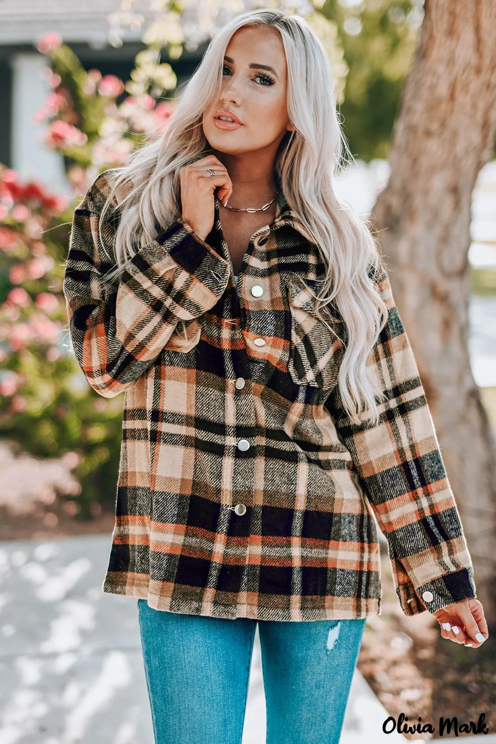 Deanwangkt - Pink Geometric Check Pocket Shirt - Deanwangkt