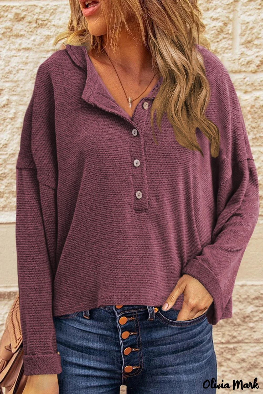 Deanwangkt - Loose buttoned khaki long sleeve shirt - Deanwangkt