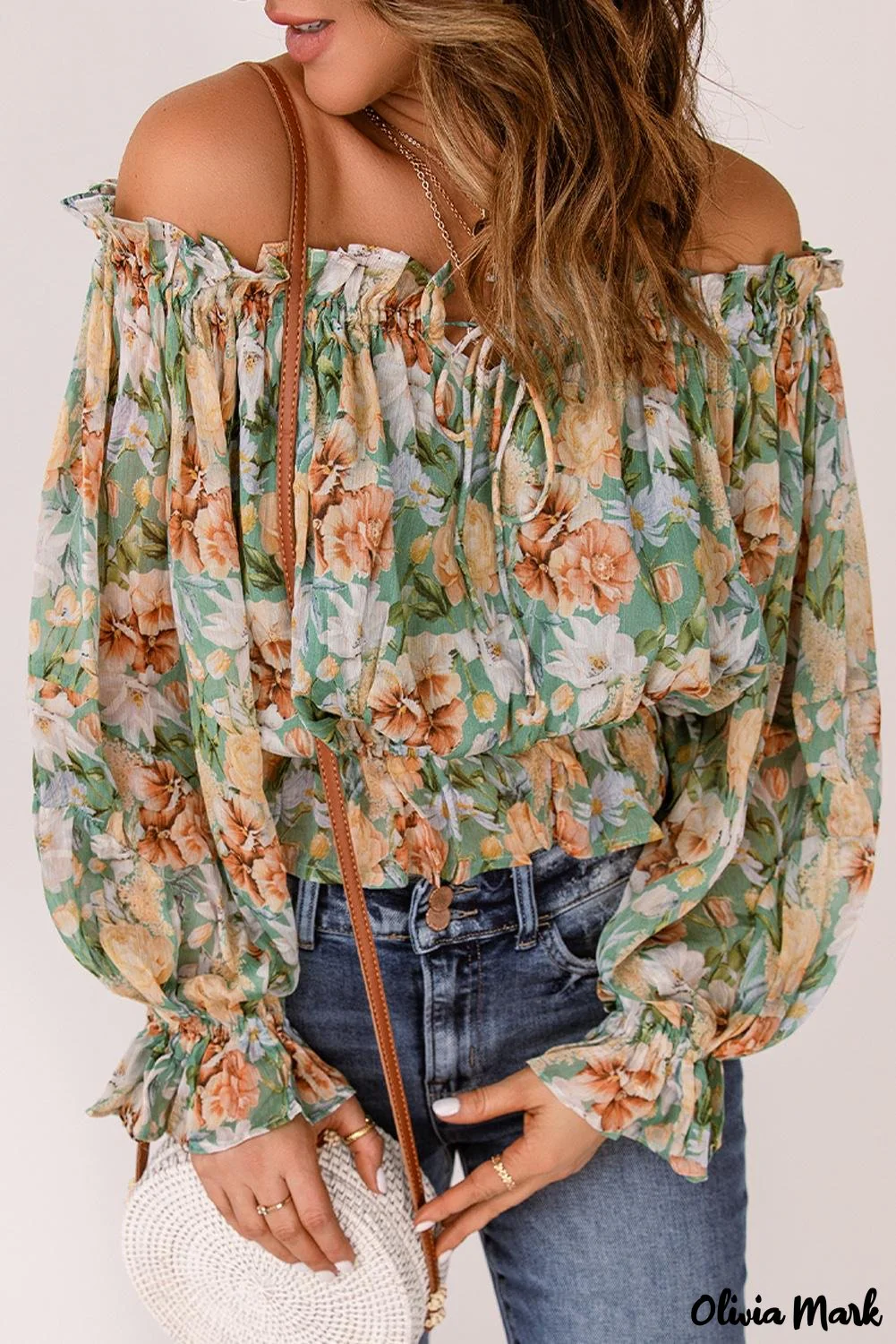Deanwangkt - Floral off-the-shoulder blouse - Deanwangkt