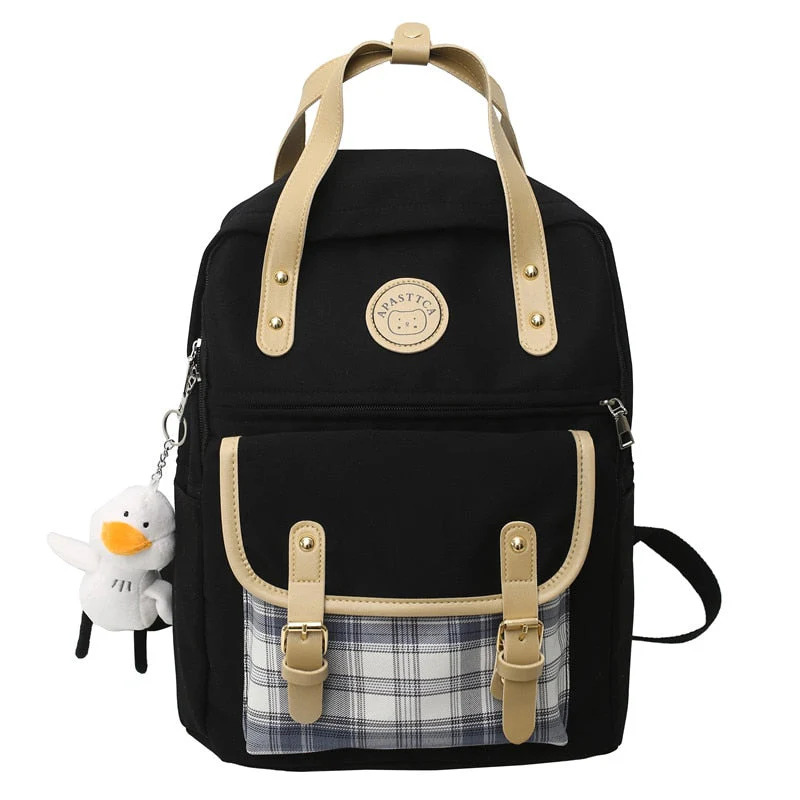 Back to school backpack Fashion  Kawaii Shoulder Bag For Teenage Girls Multi-Function  Ladies Travle Backpacks - Deanwangkt