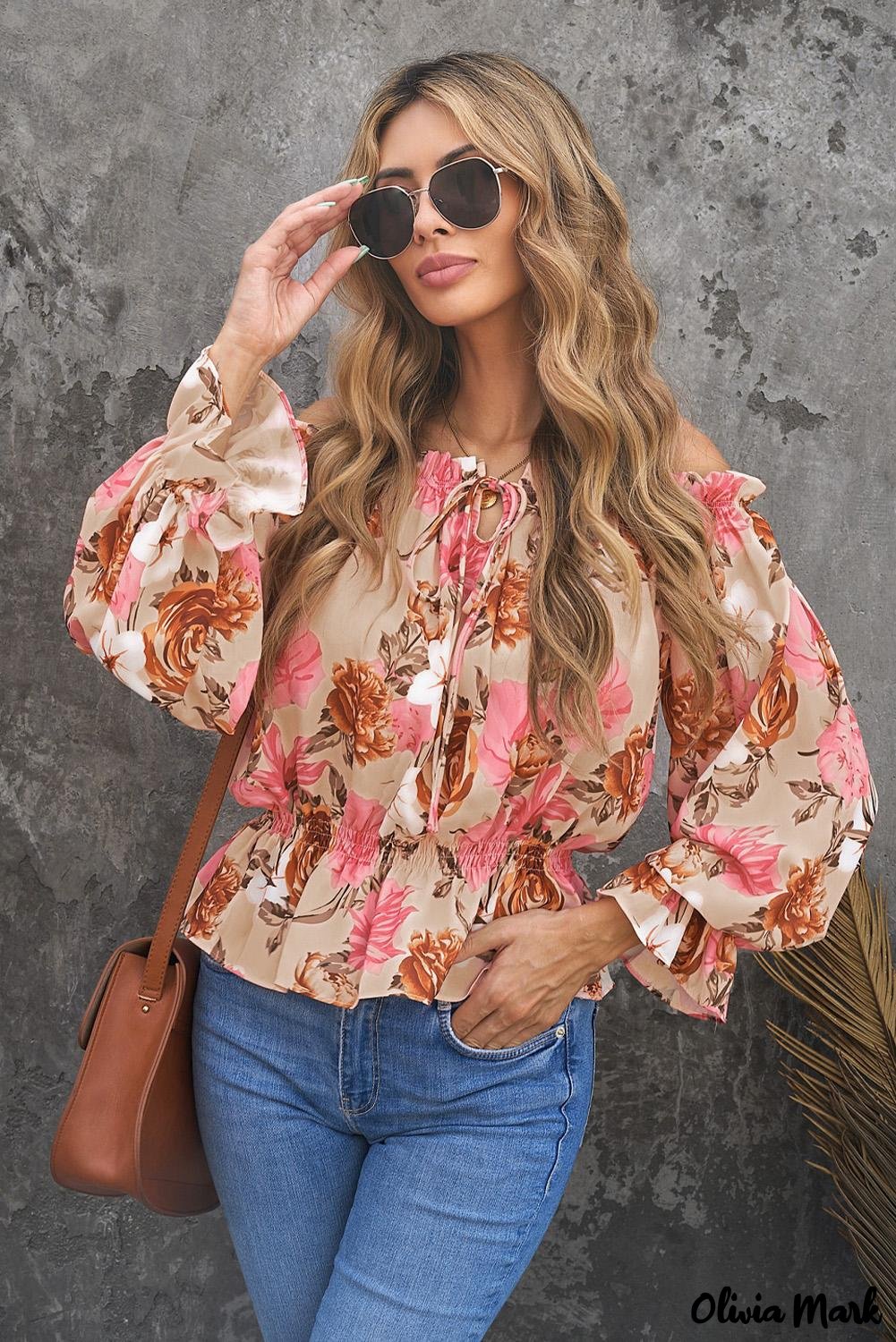 Deanwangkt - Floral off-the-shoulder blouse - Deanwangkt