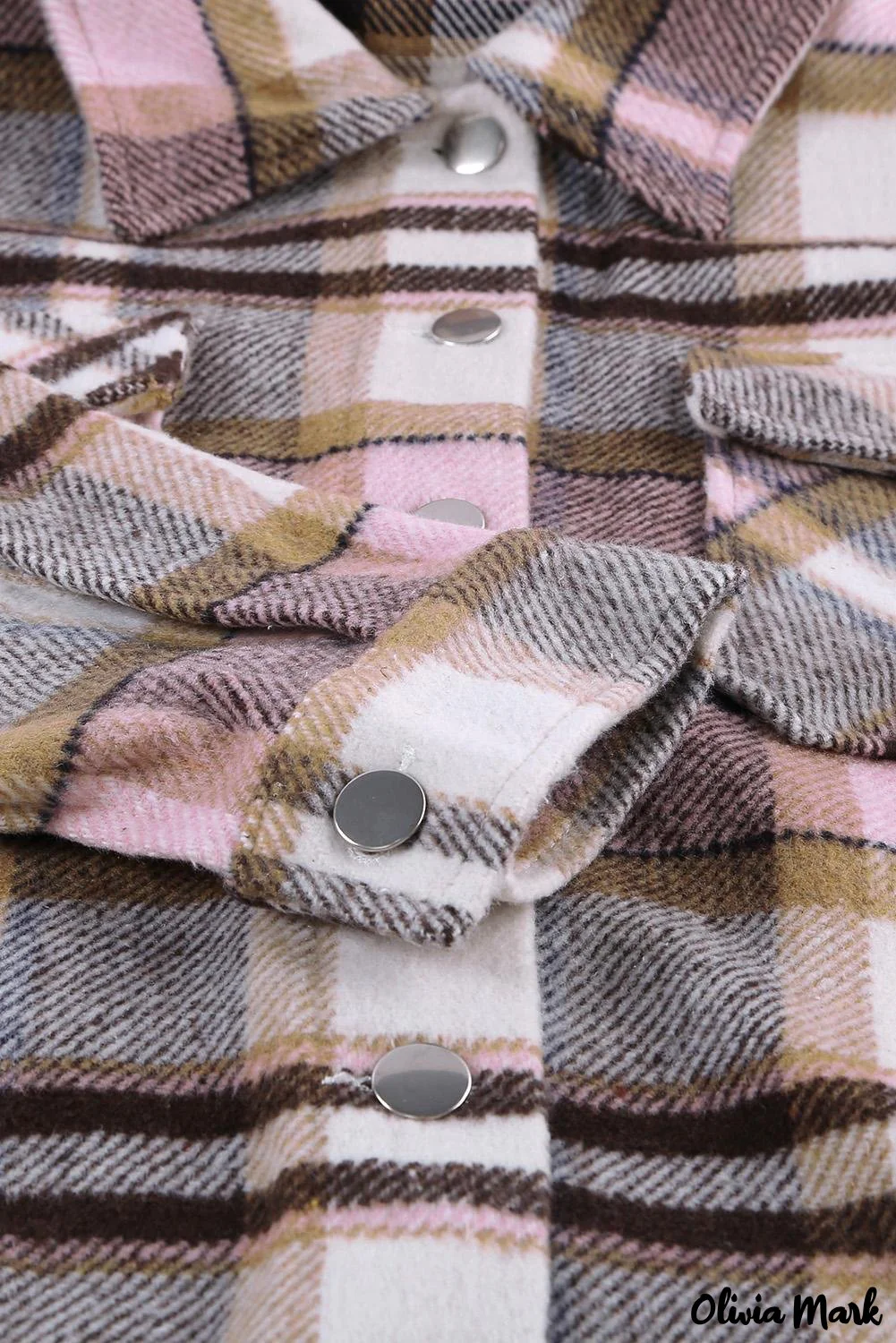 Deanwangkt - Pink Geometric Check Pocket Shirt - Deanwangkt