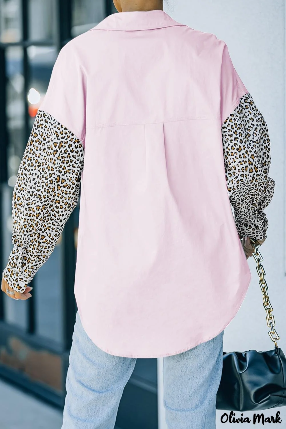 Deanwangkt - Patchwork Drop Shoulder Long Sleeve Shirt - Deanwangkt