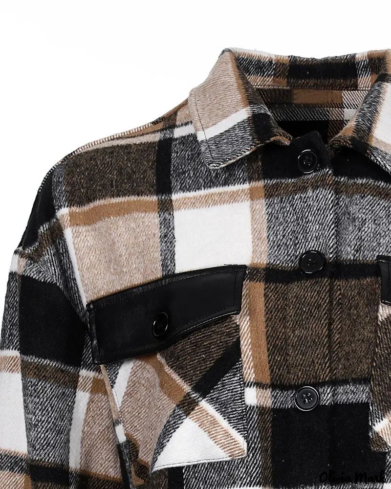 Deanwangkt - Plaid print buttoned jacket with flap - Deanwangkt