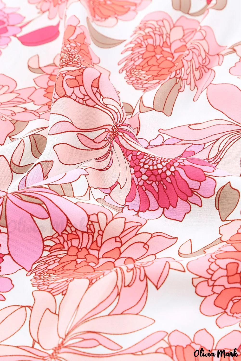 Deanwangkt - Pink floral blouse with balloon sleeves - Deanwangkt