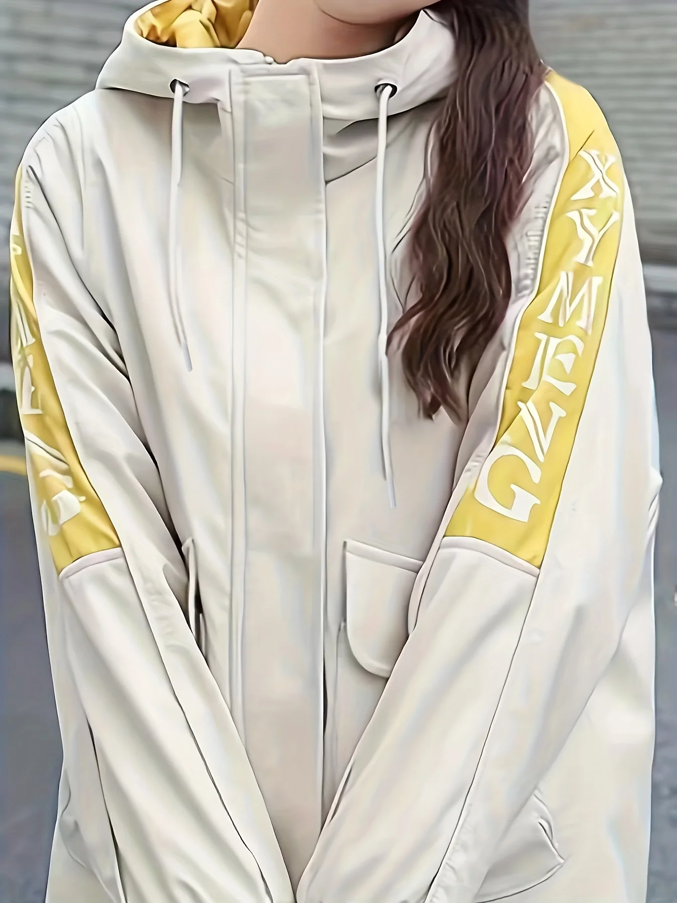 Zip Up Hooded Jacket, Casual Long Sleeve Windproof Outerwear, Women's Clothing - Deanwangkt