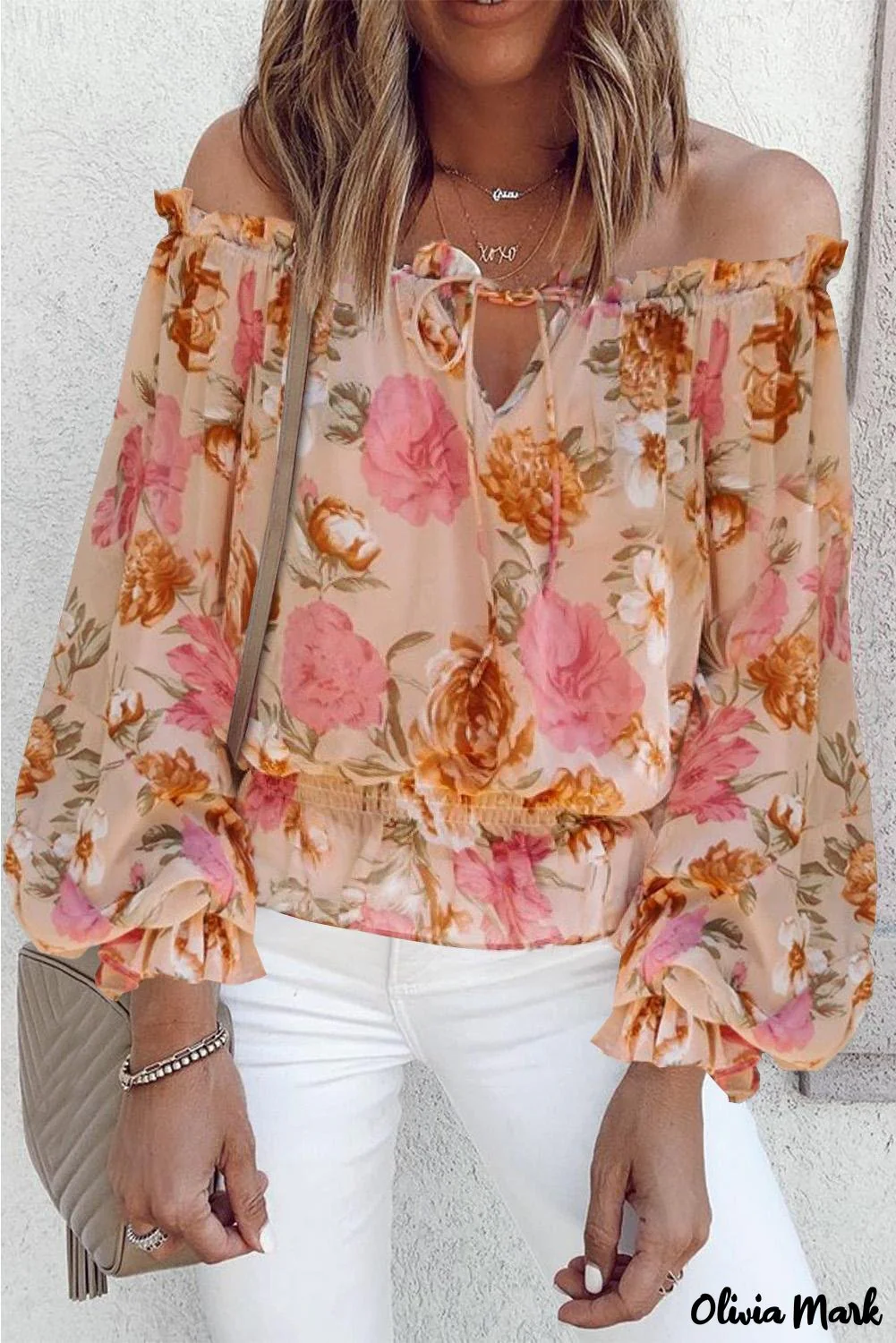 Deanwangkt - Floral off-the-shoulder blouse - Deanwangkt