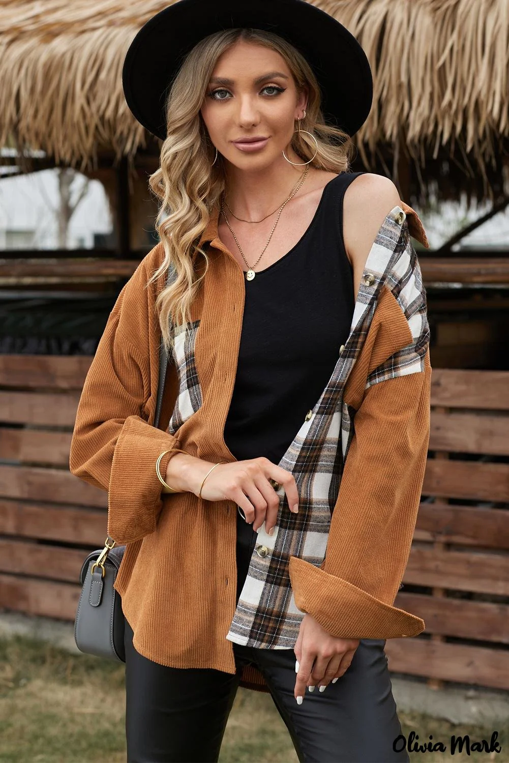 Deanwangkt - Brown Checked Corduroy Shirt - Deanwangkt