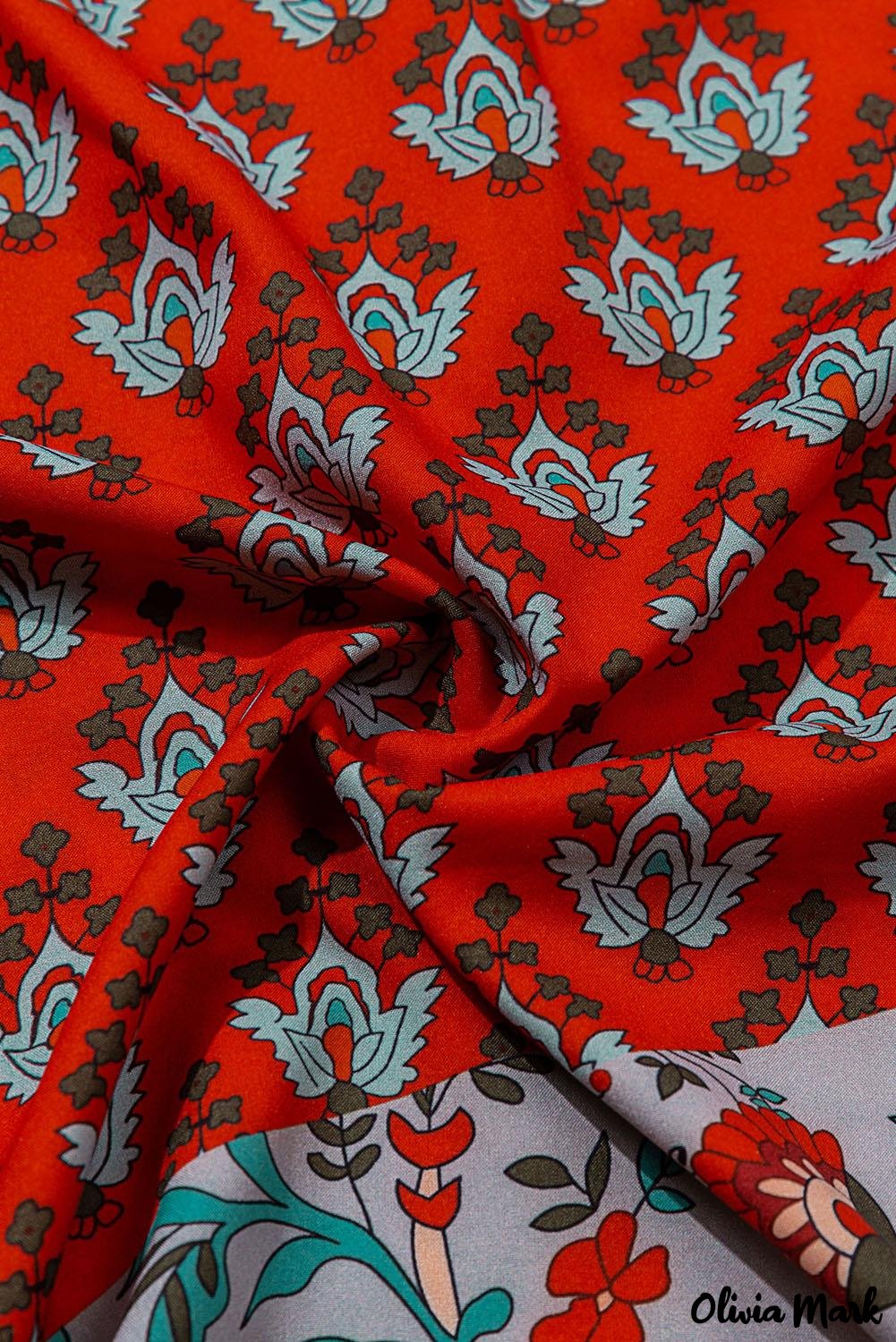 Deanwangkt - Multicolor Peasant Blouse With Floral Print - Deanwangkt