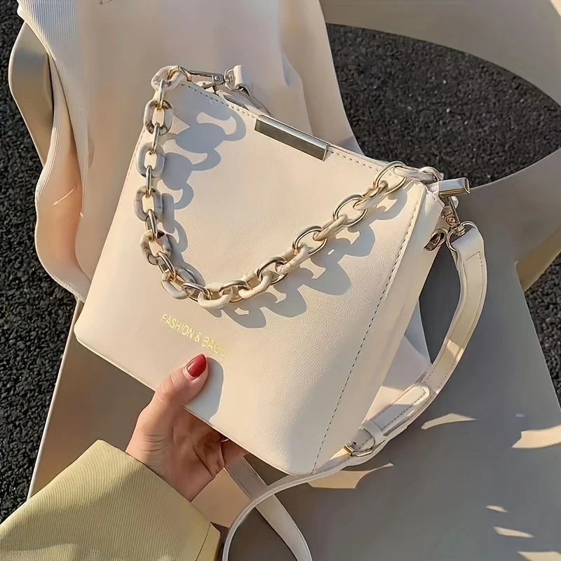 Mini Fashion Crossbody Bucket Bag, Cute Simple Shoulder Bag, Women's Casual Handbag & Tote Hobo Purse - Deanwangkt