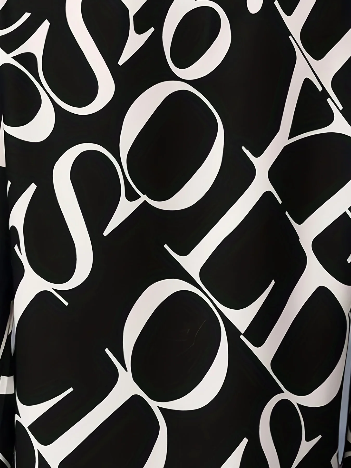 Letter Print Lantern Sleeve Blouse, Casual Random Printing Blouse For Spring & Summer, Women's Clothing - Deanwangkt