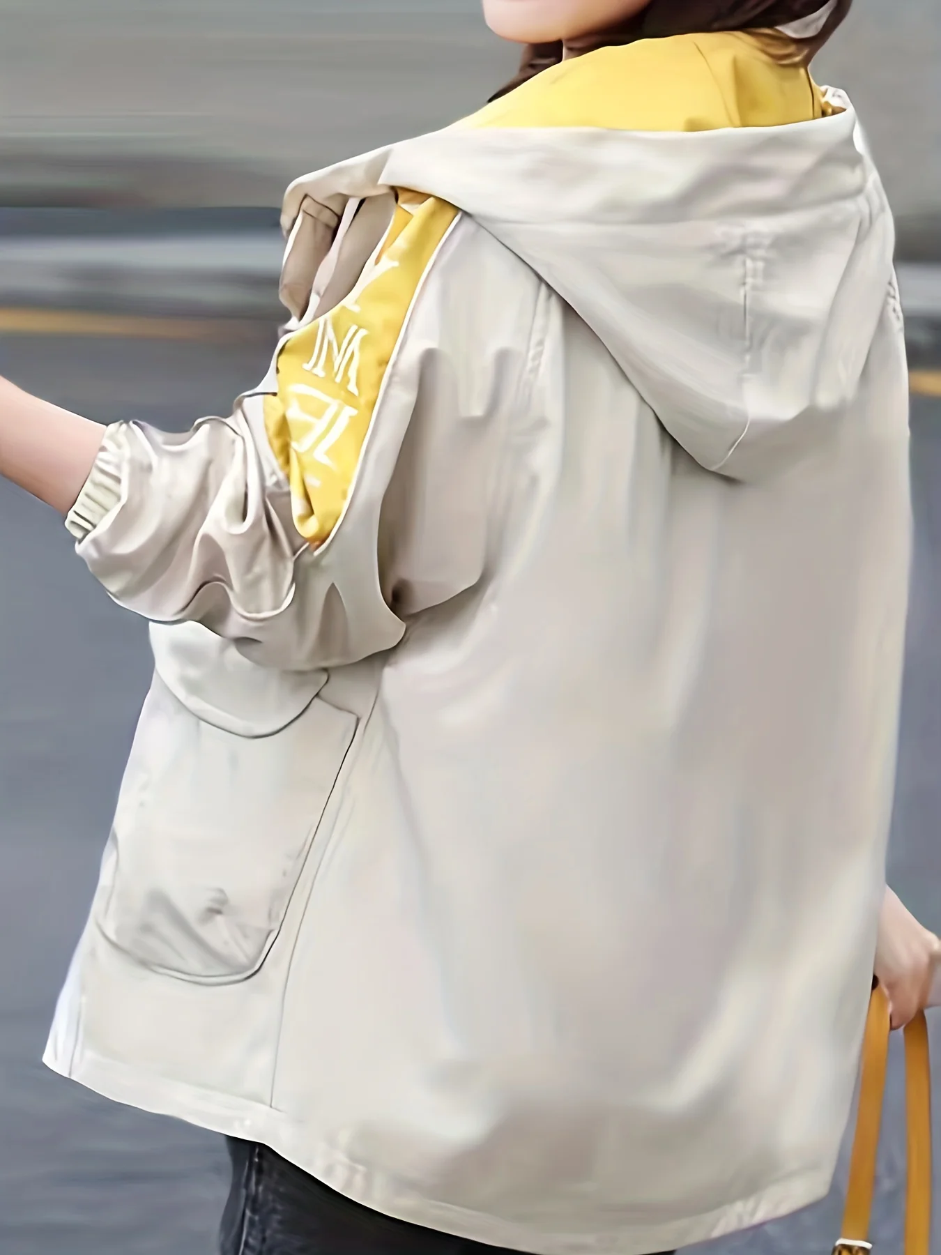 Zip Up Hooded Jacket, Casual Long Sleeve Windproof Outerwear, Women's Clothing - Deanwangkt