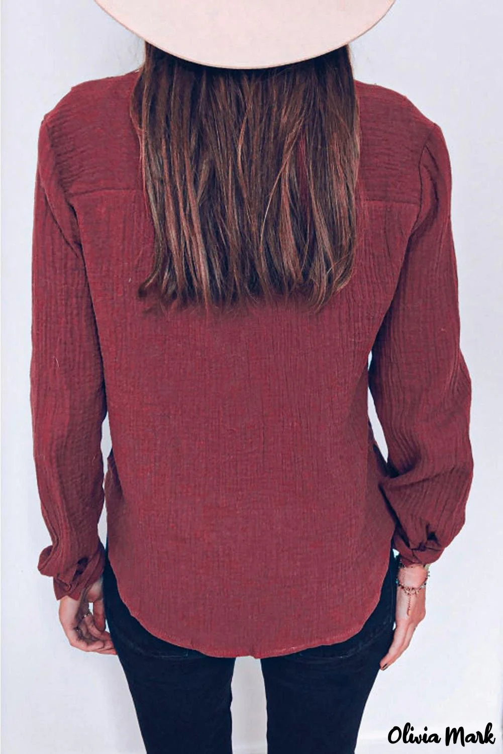 Deanwangkt - White Ruffle Crinkle Long Sleeve Shirt - Deanwangkt