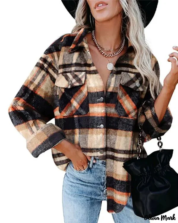 Deanwangkt - Plaid top with buttoned pocket - Deanwangkt