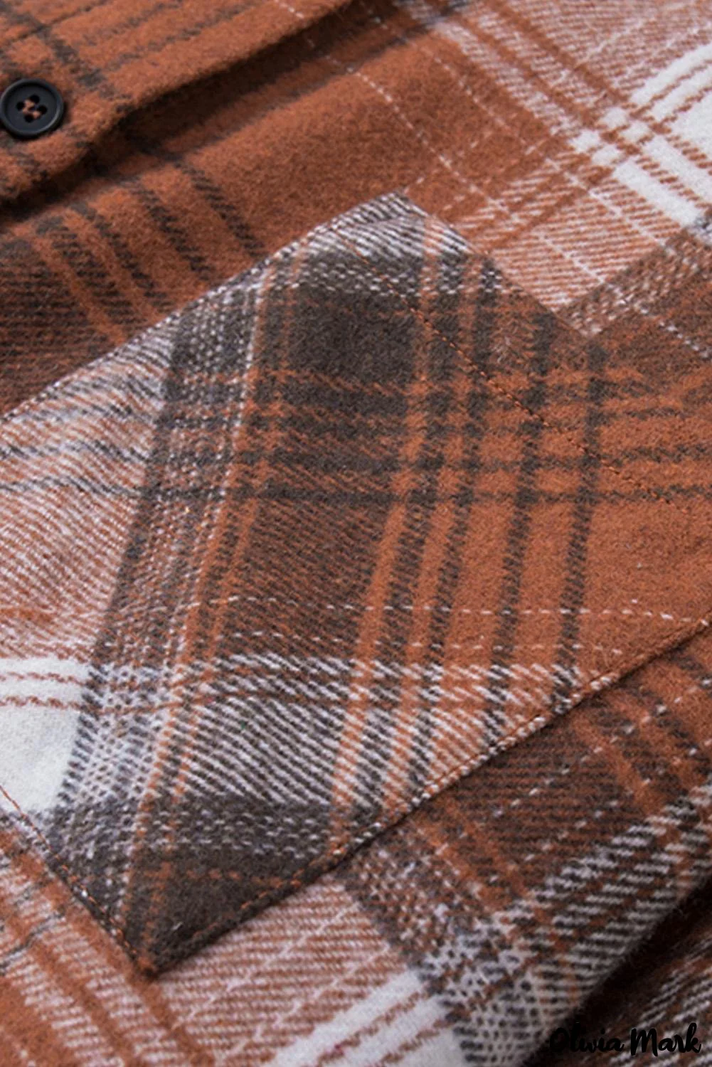 Deanwangkt - Long sleeve plaid shirt with pocket - Deanwangkt